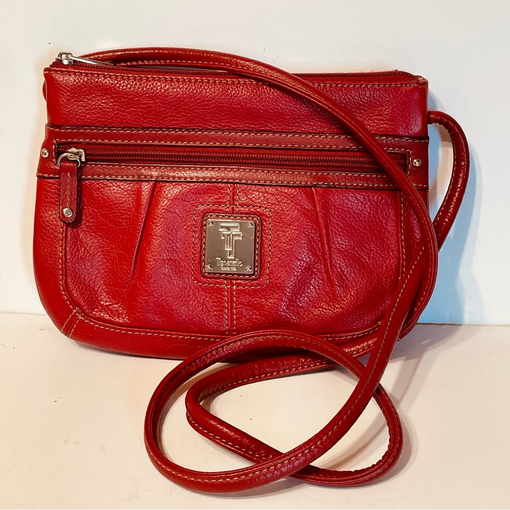 Tignanello Leather Crossbody Handbag